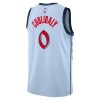 Dres Washington Wizards Bilal Coulibaly Nike 2024-25 City Edition Plava Swingman